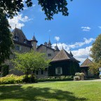 Walking along La Seymaz river to Château-du-Crest